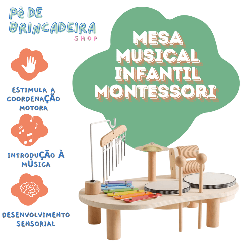 Mesa Musical Infantil Montessori