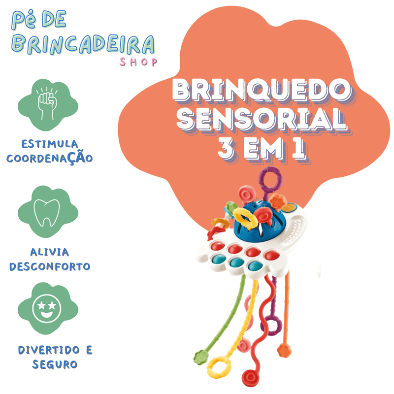 Brinquedo Sensorial 3 em 1