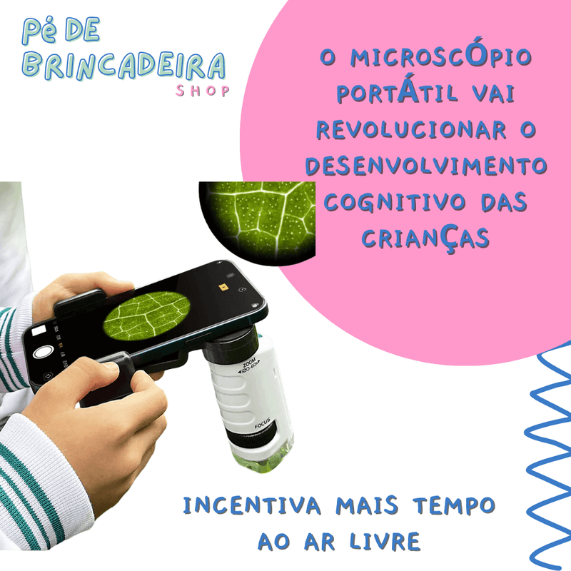 Microscópio portátil Kids