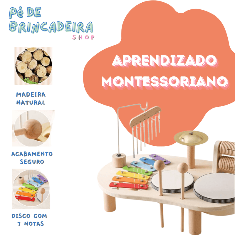 Mesa Musical Infantil Montessori